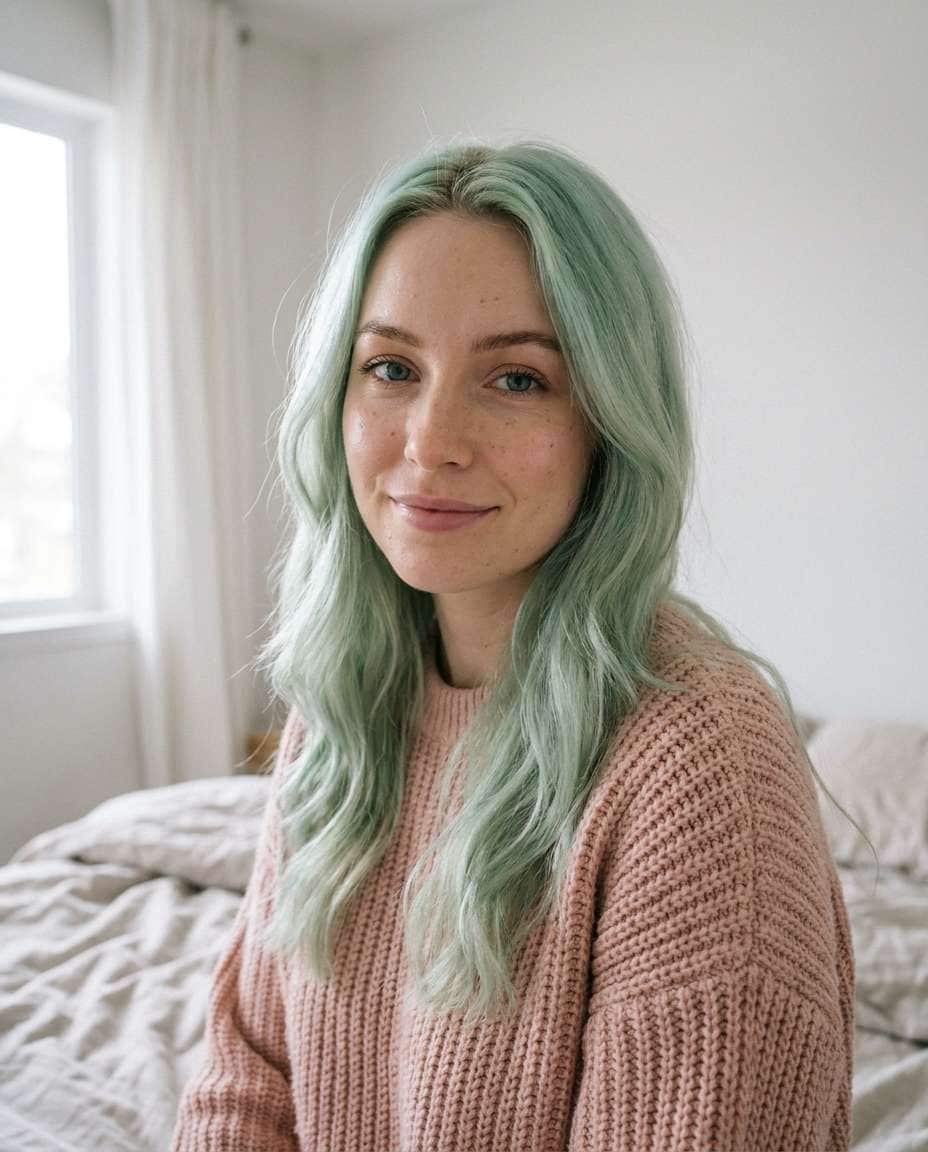 soft pastel waves photo