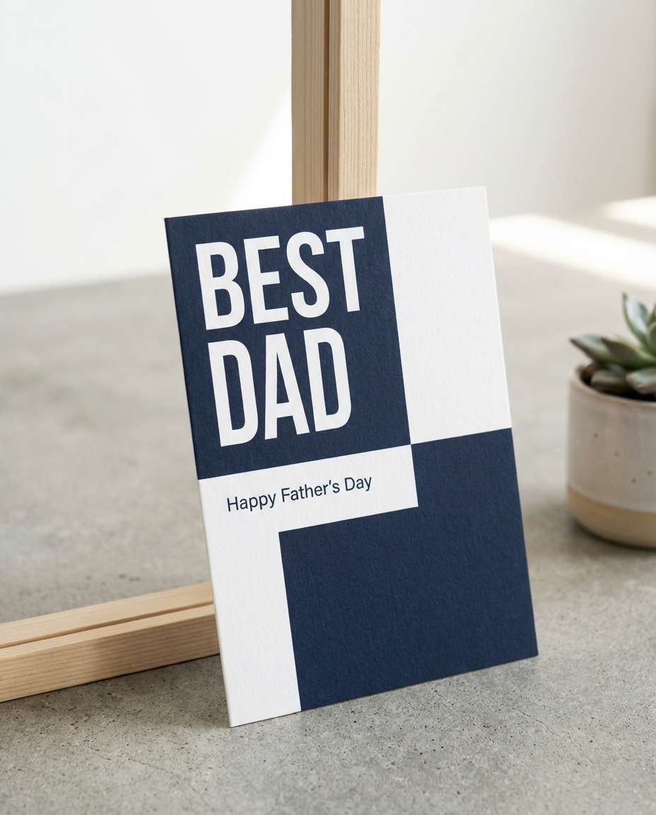 fathers day bold minimal photo