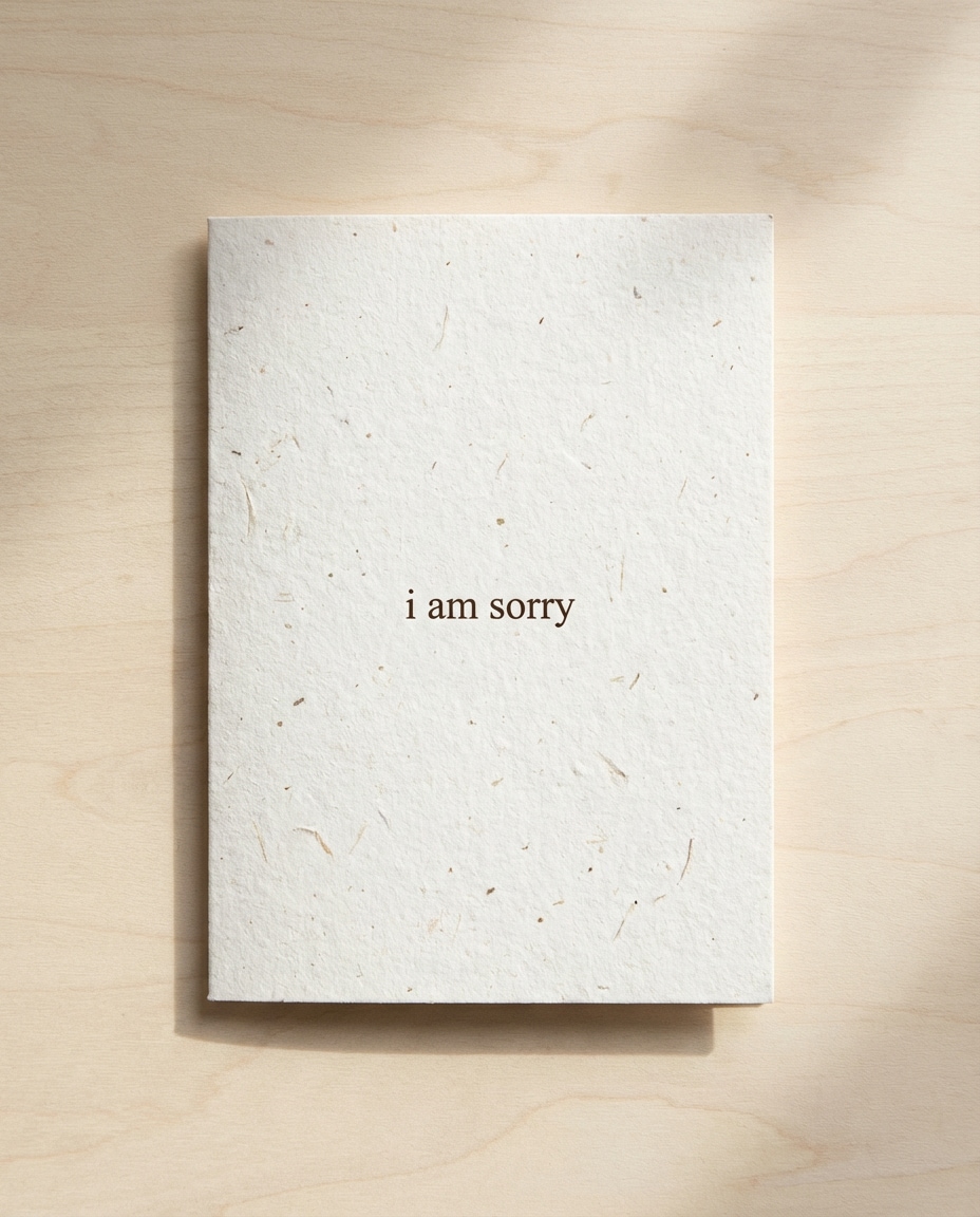 apology simple sincere photo