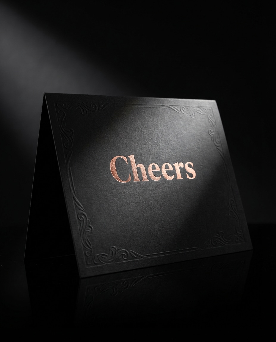 luxury black foil photo