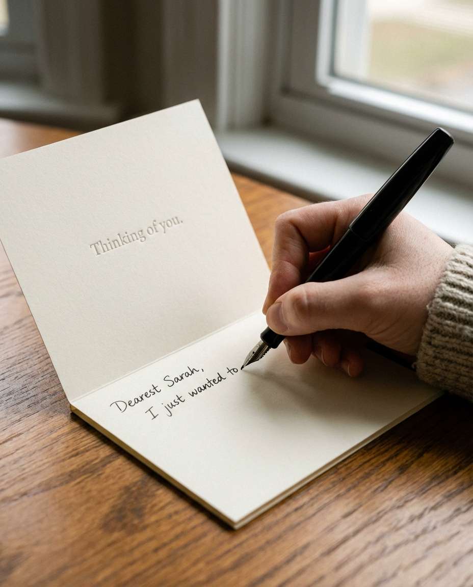 writing message closeup photo