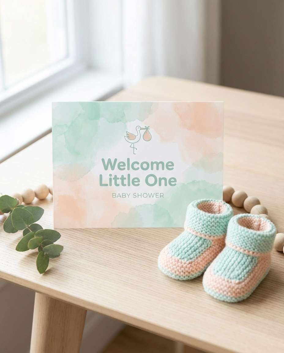 baby shower pastels photo