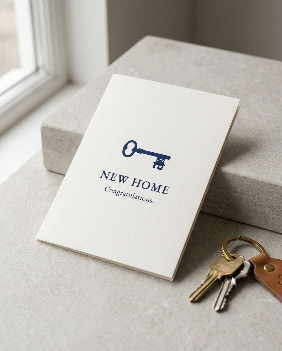 new home key illustration photo