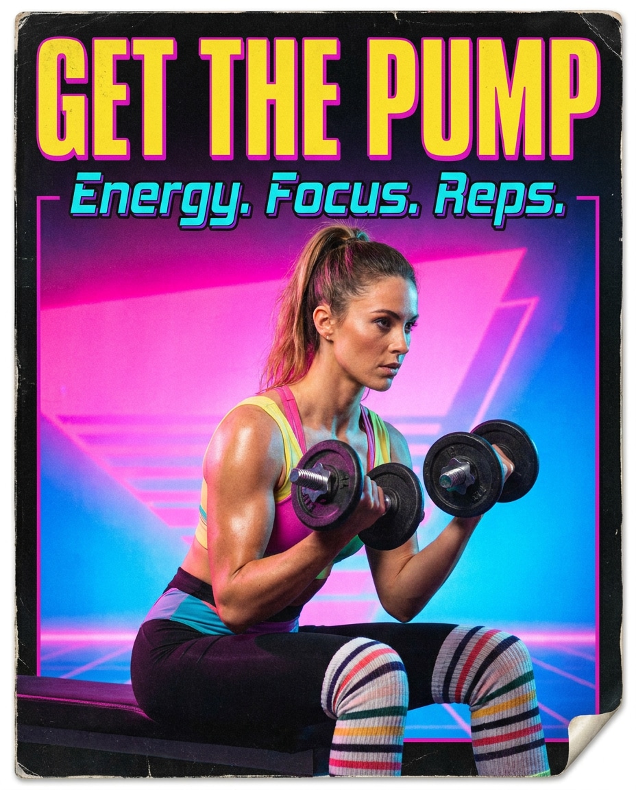 80s retro pump photo