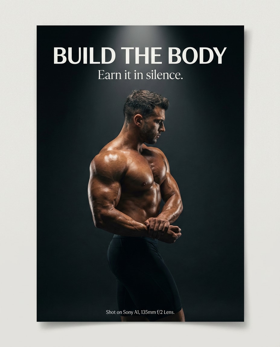 bodybuilding spotlight photo