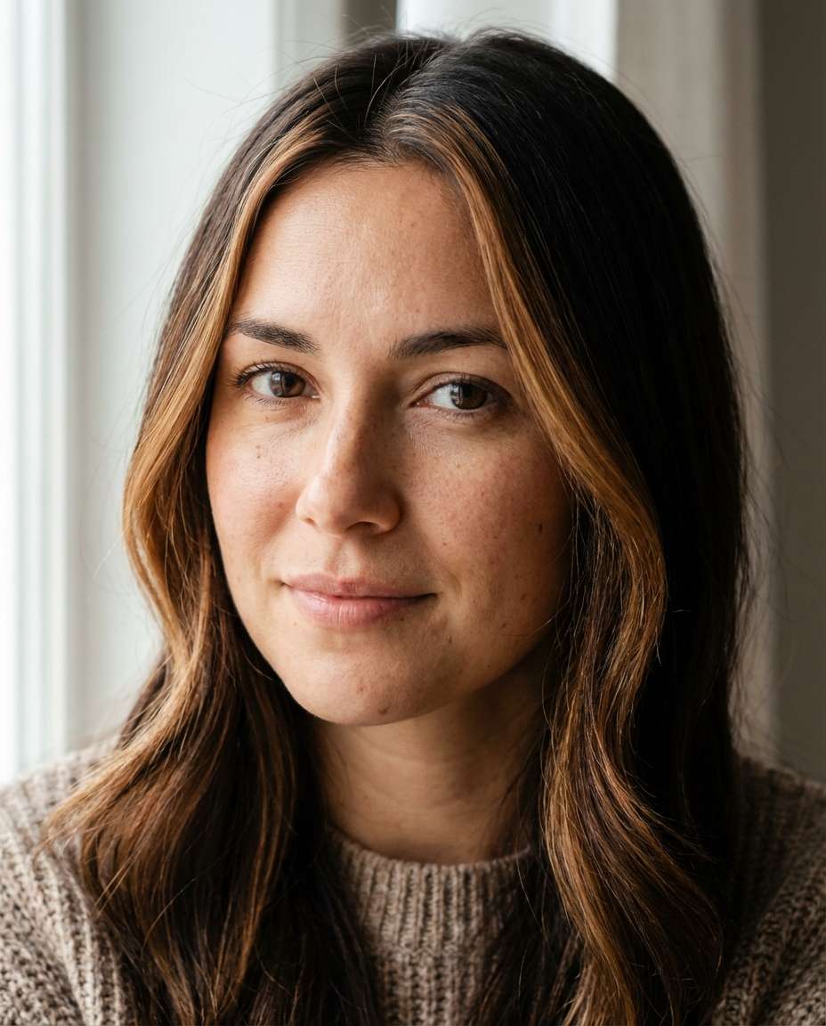 caramel face frame photo