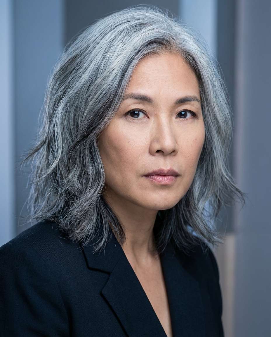 silver gray blend photo