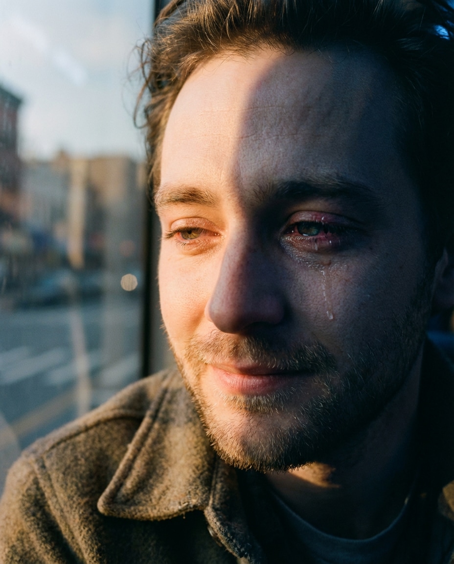 happy vs heartbroken photo