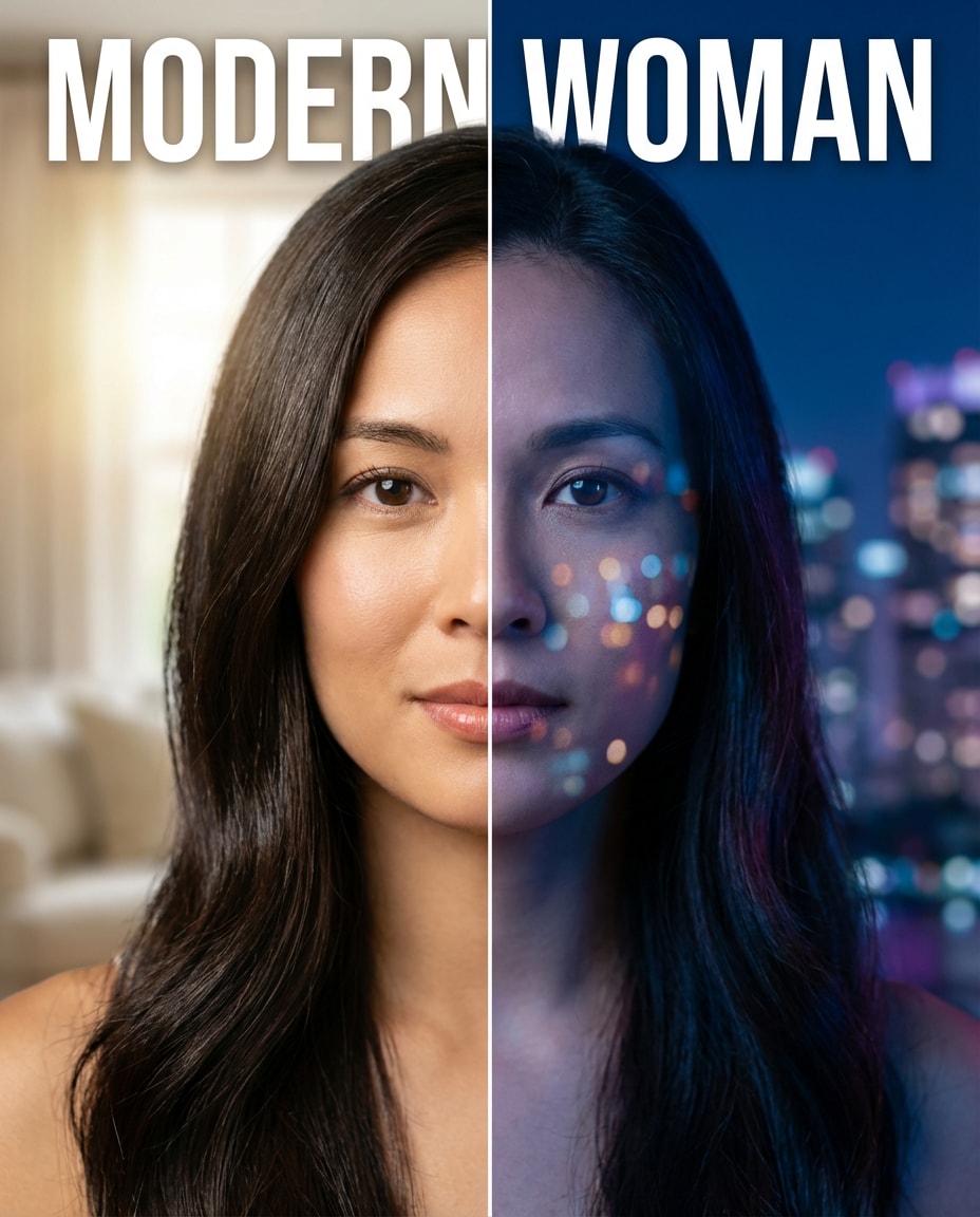 day vs night mood photo