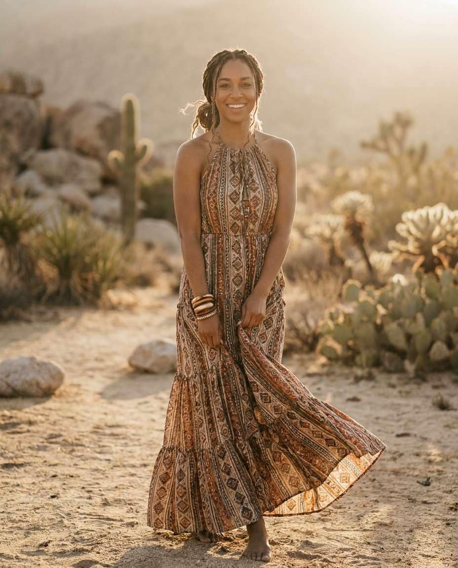 boho maxi photo