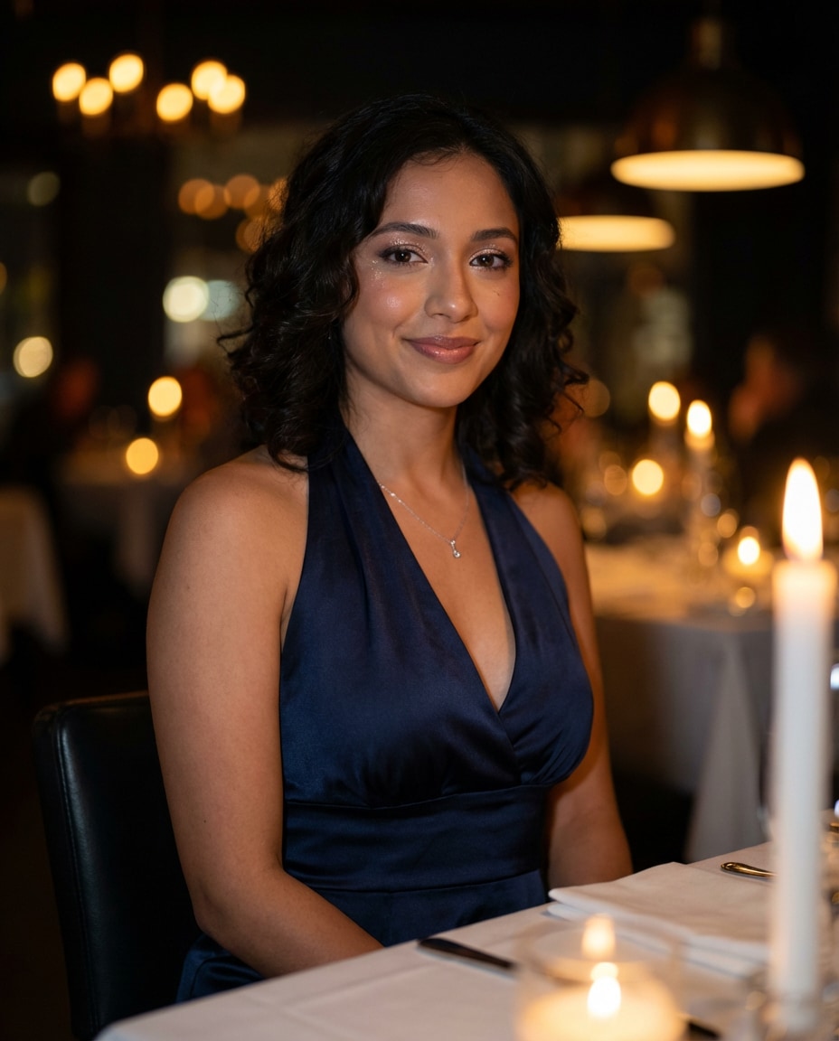 romantic candlelit photo