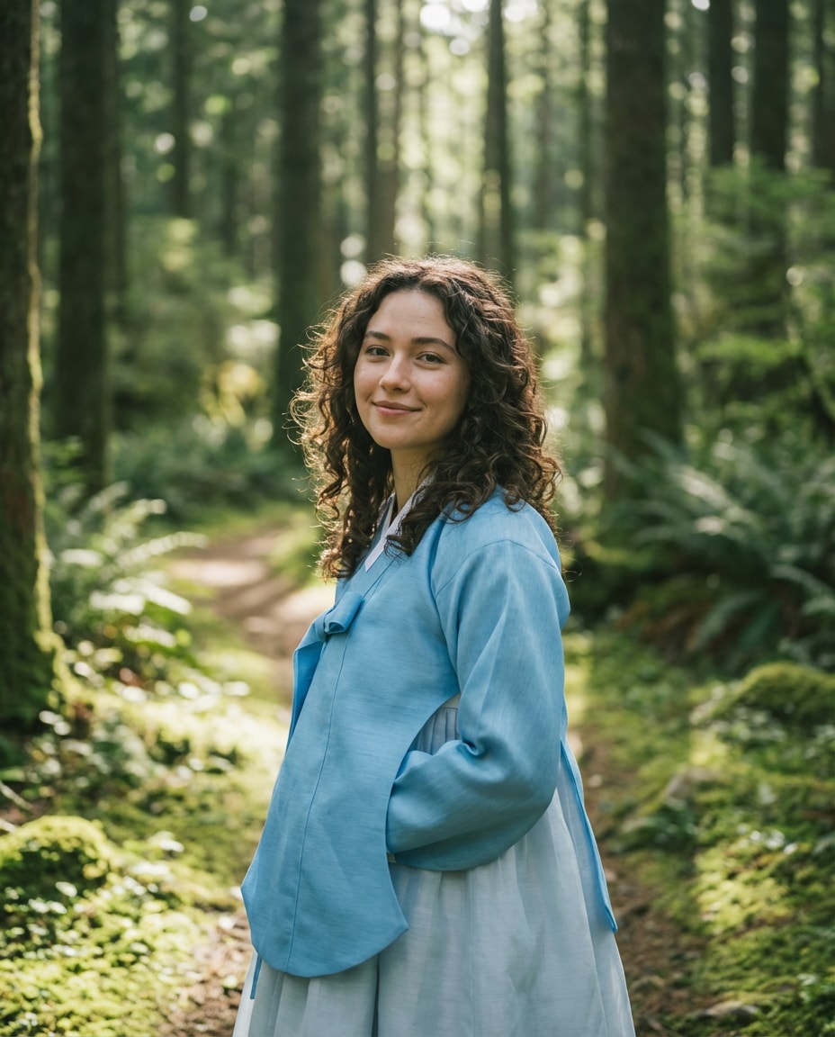 dappled forest light photo