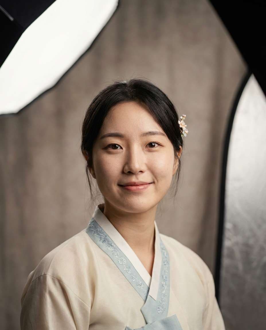 soft smile closeup photo