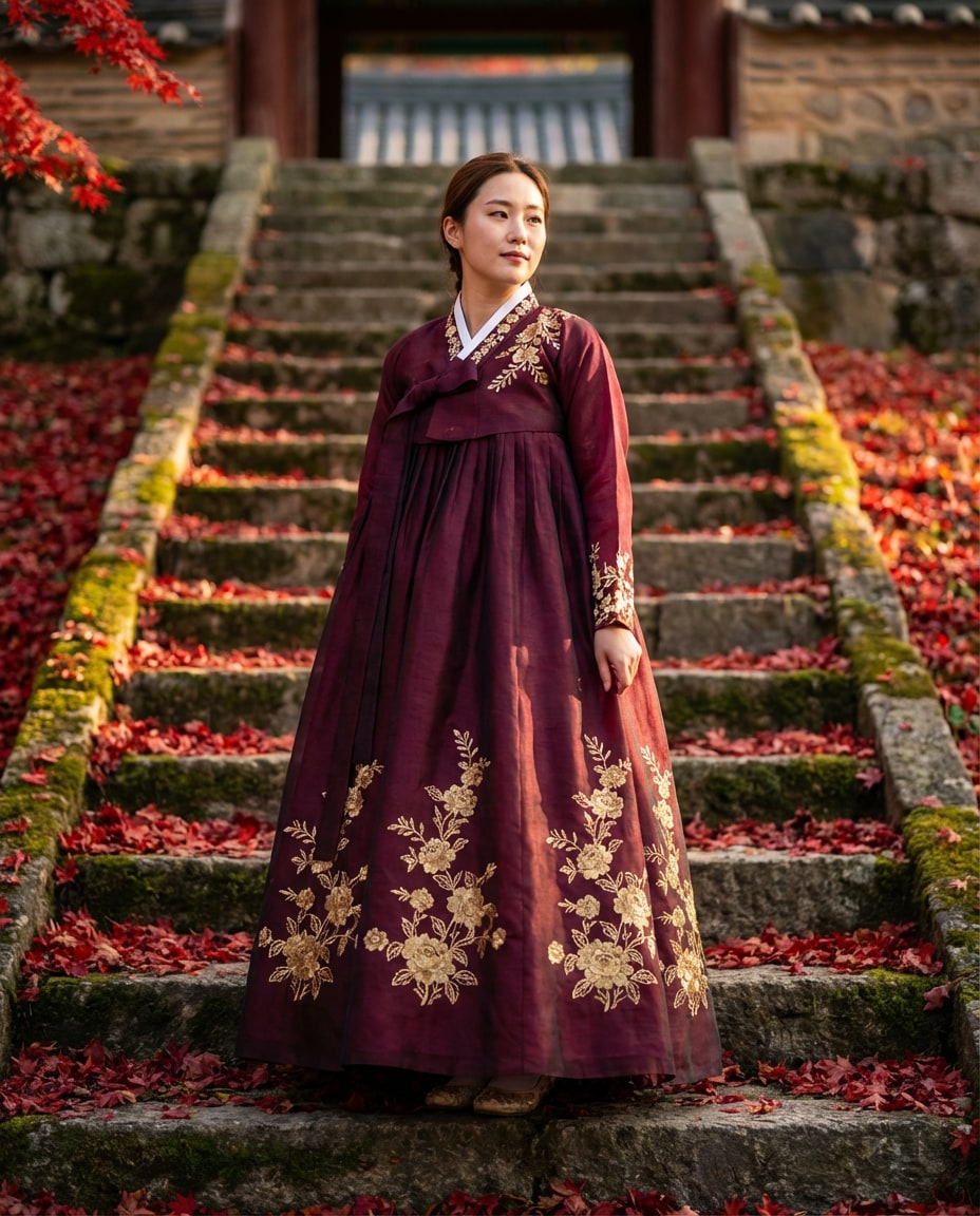 autumn maple steps photo