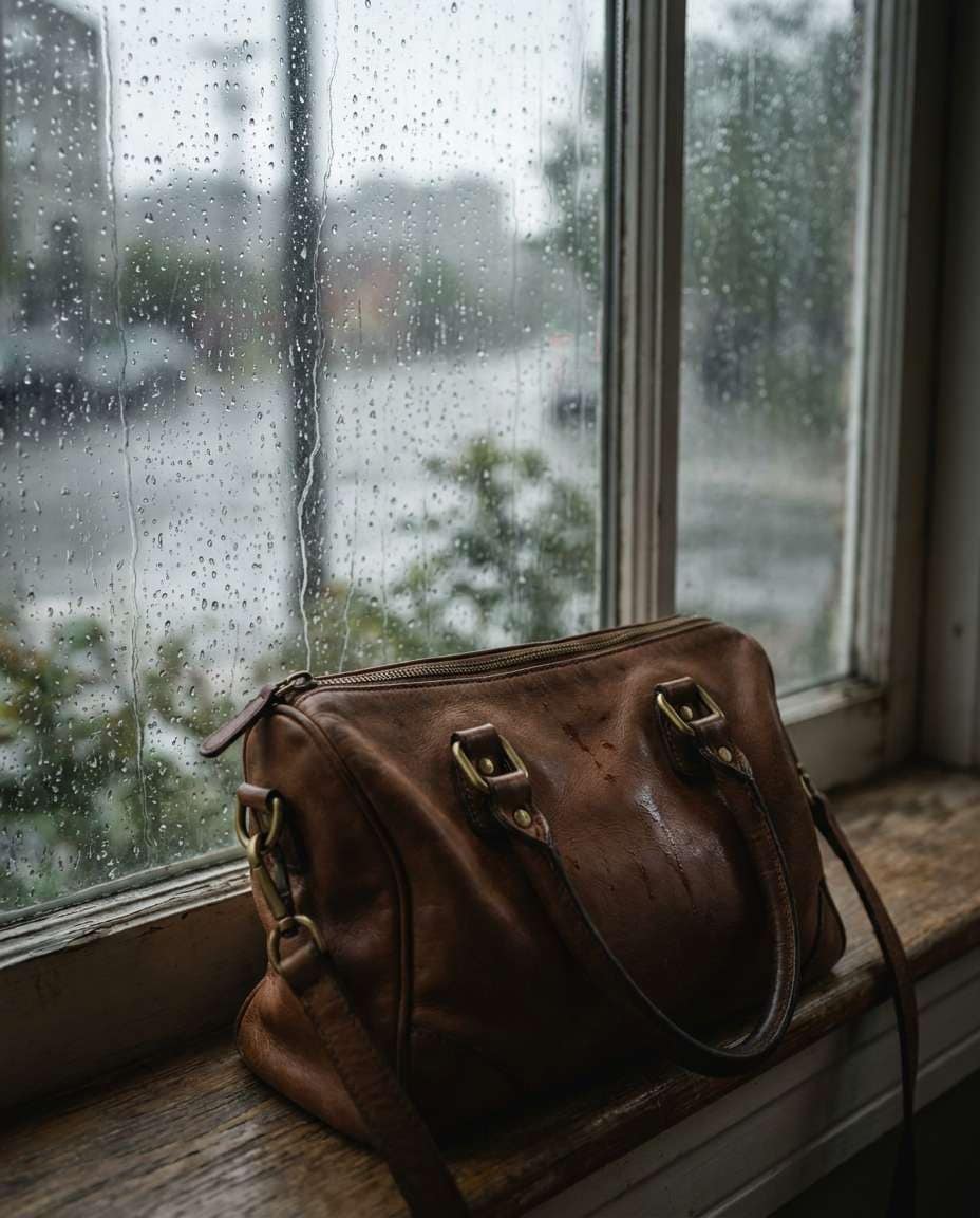 rainy window mood photo
