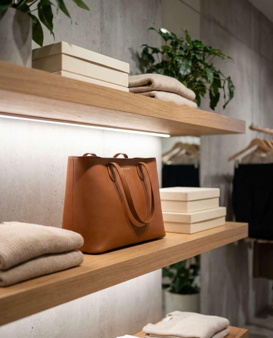 boutique shelf display photo