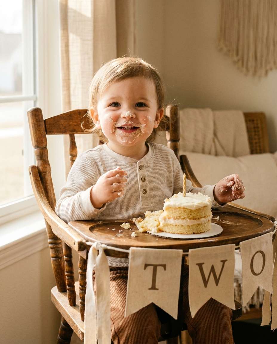 classic cake smash photo