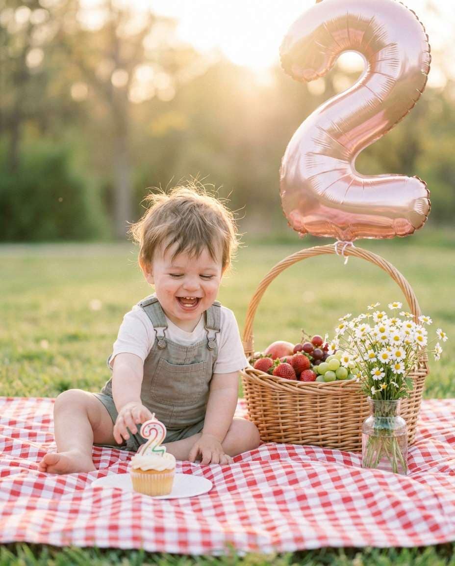 garden picnic party photo