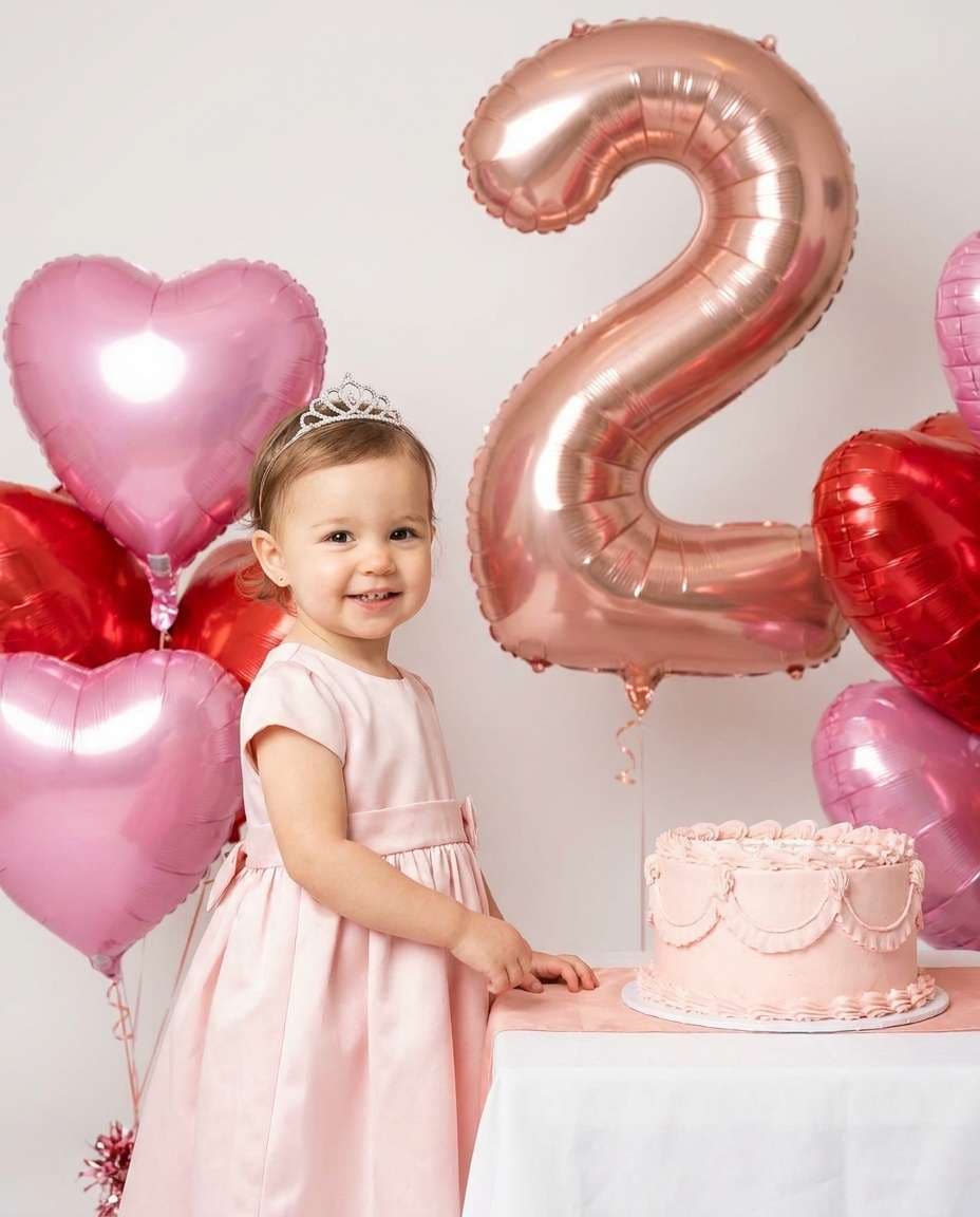 princess pink party photo