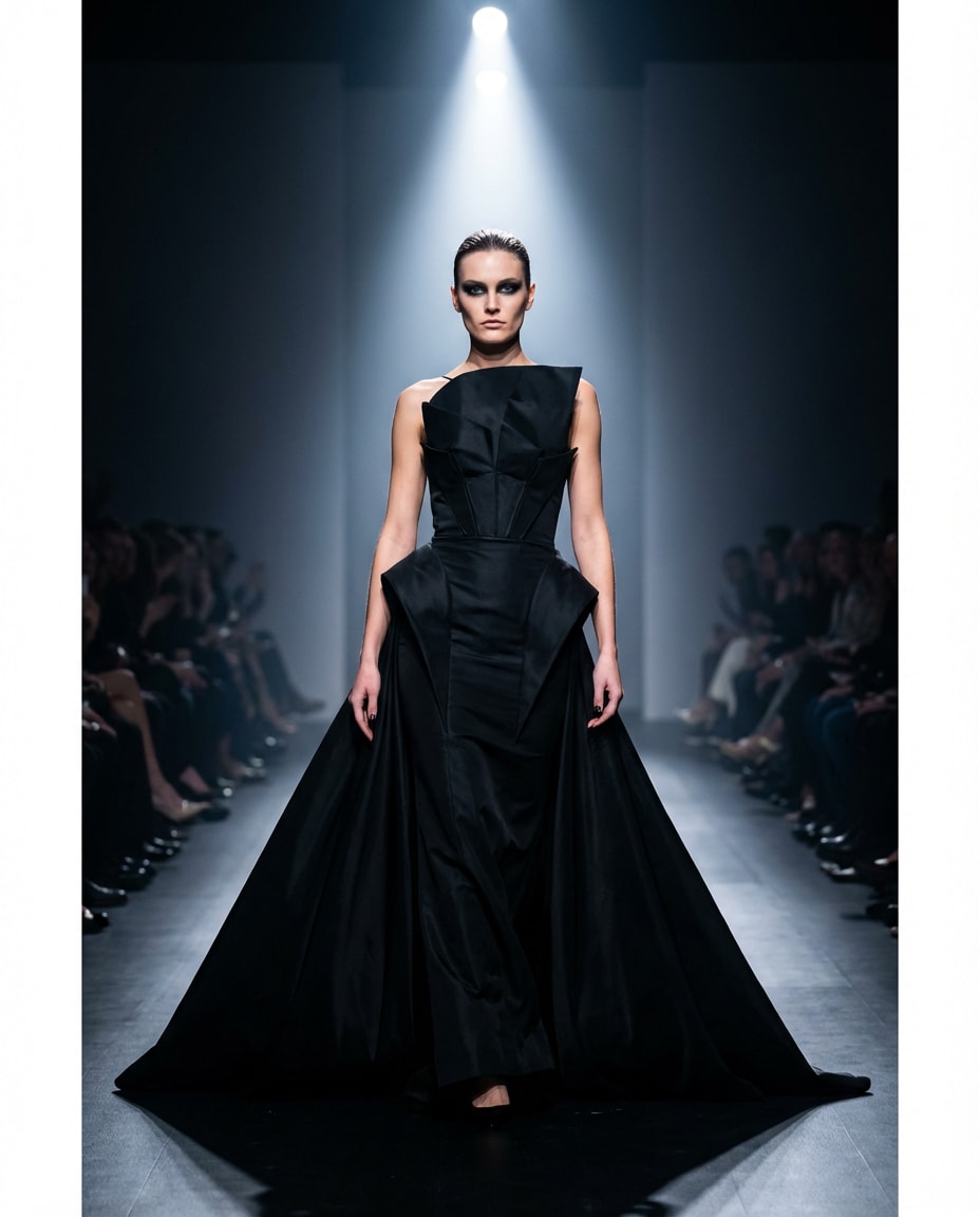 runway spotlight pose photo