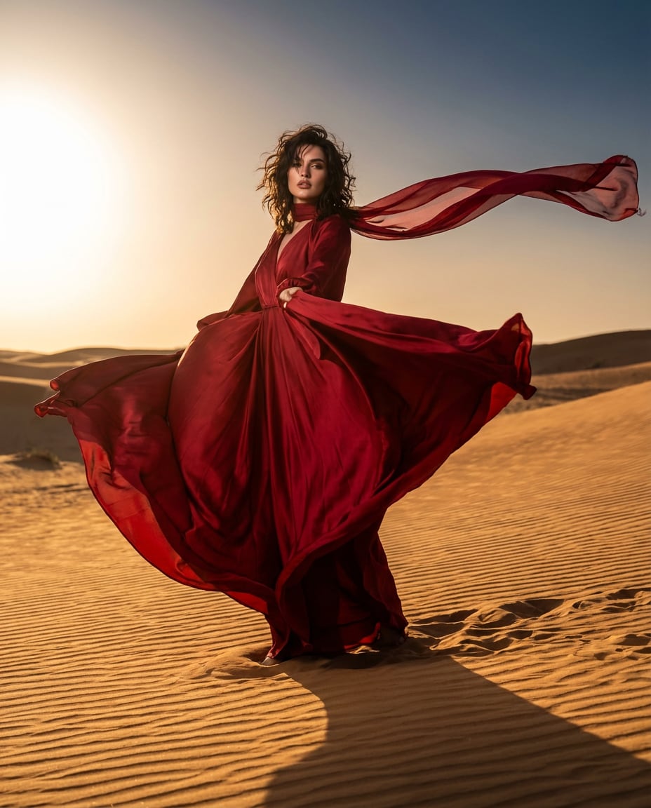 desert editorial drama photo