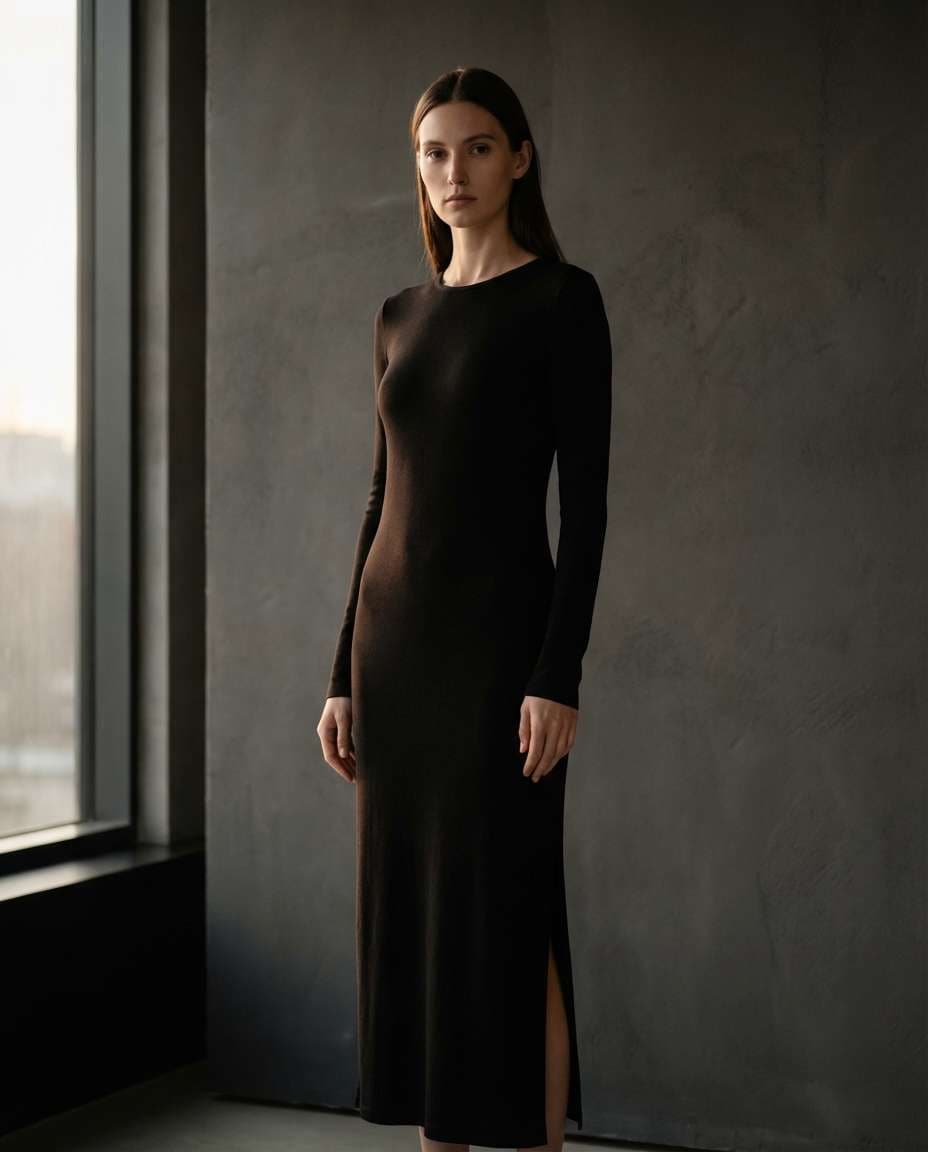 minimalist black column photo