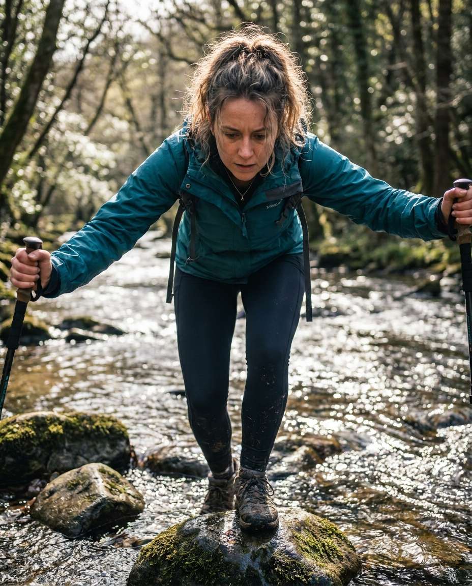 stream crossing moment photo