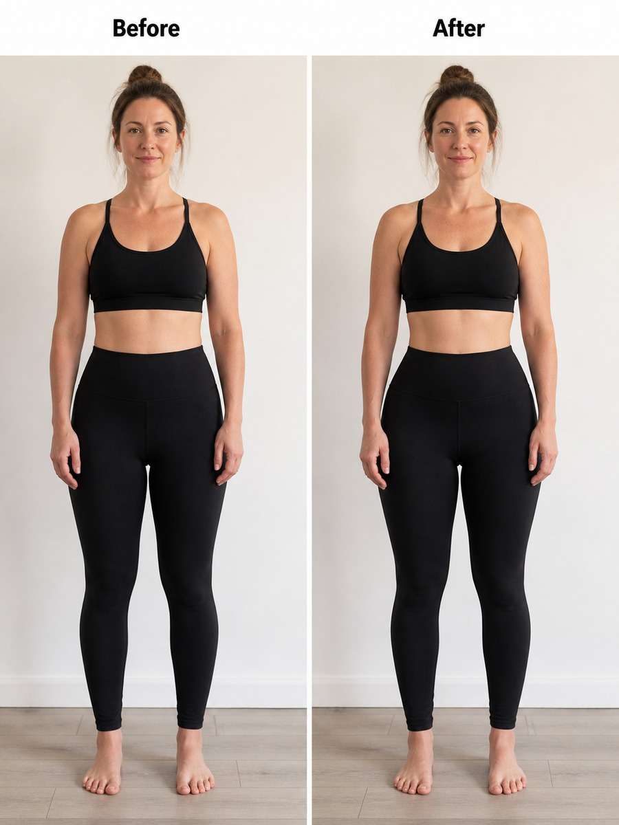 Minimalist Portrait Hip Adjustment photo