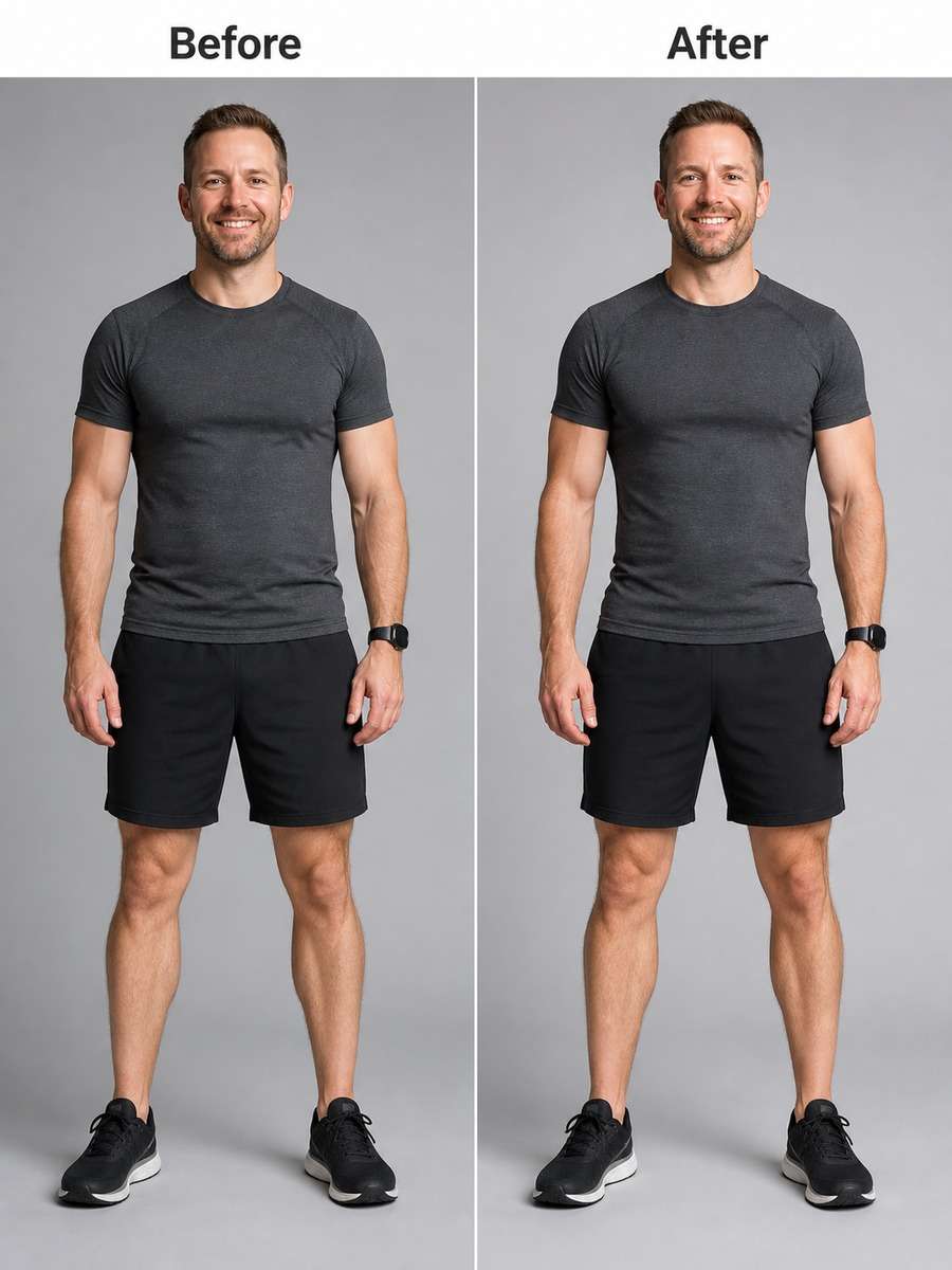 Studio Portrait Body Shape Edit photo