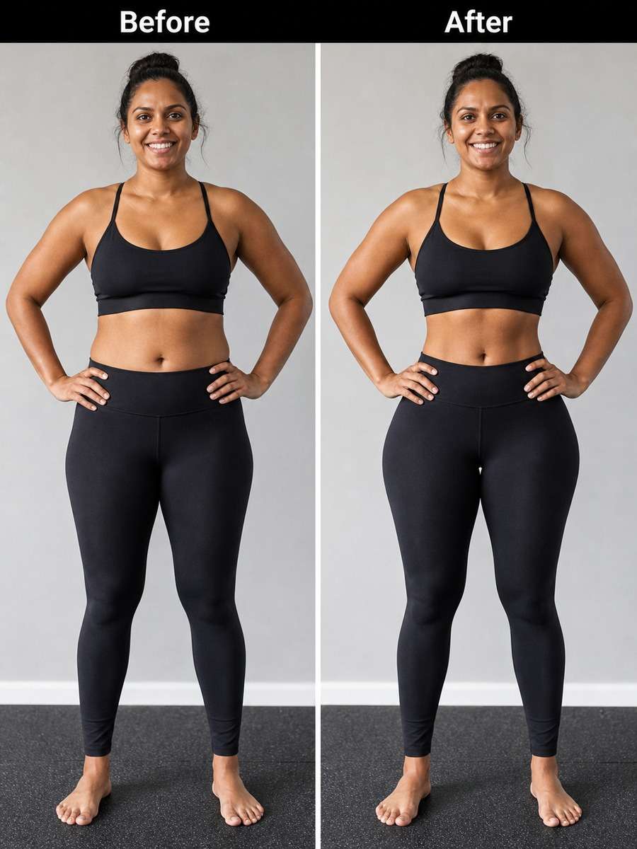 Gym Wear Hip Curve Prompt photo