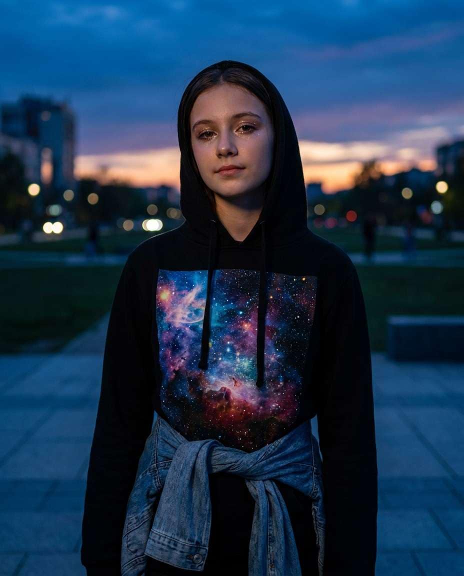 galaxy print pop photo