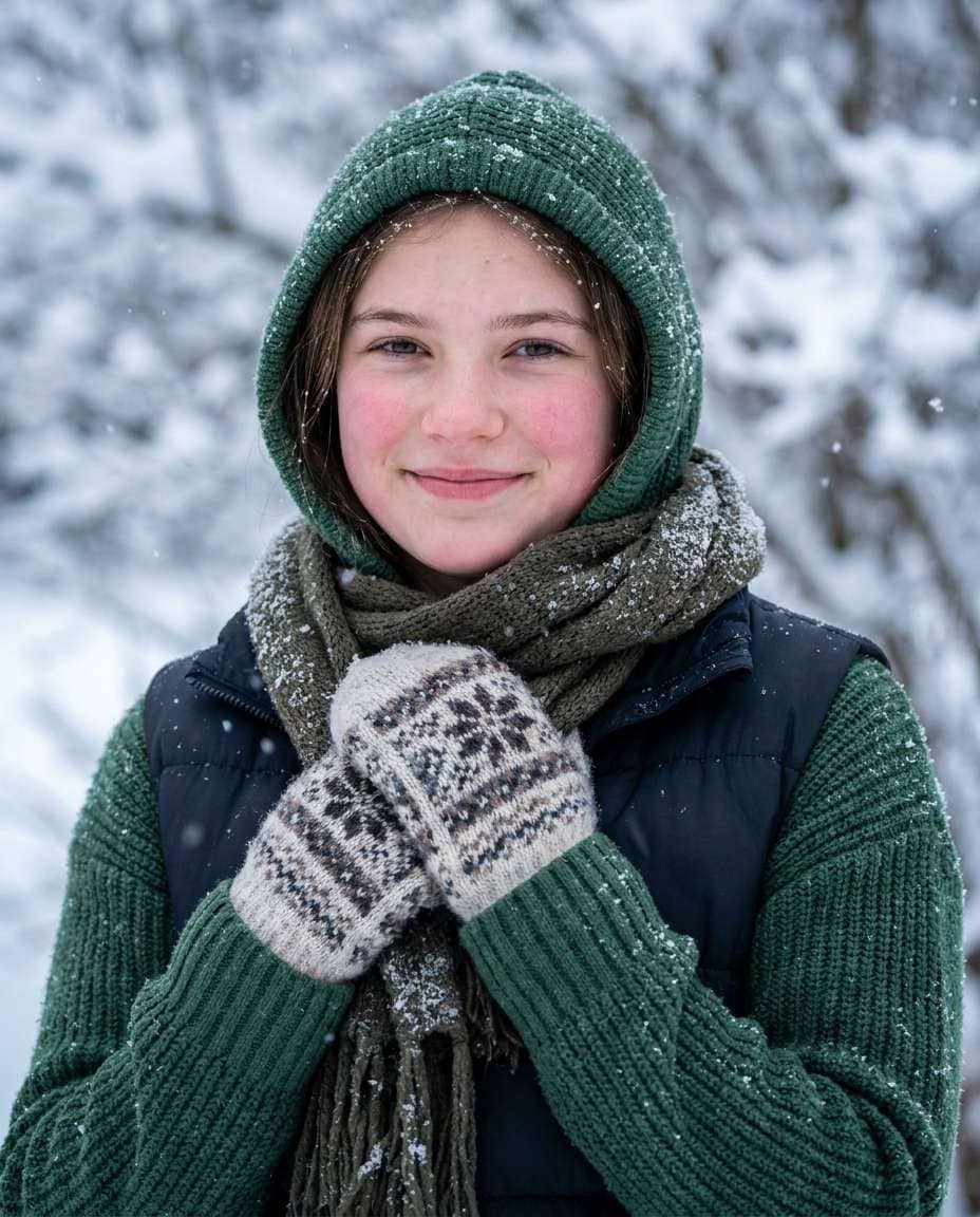 winter snow day photo