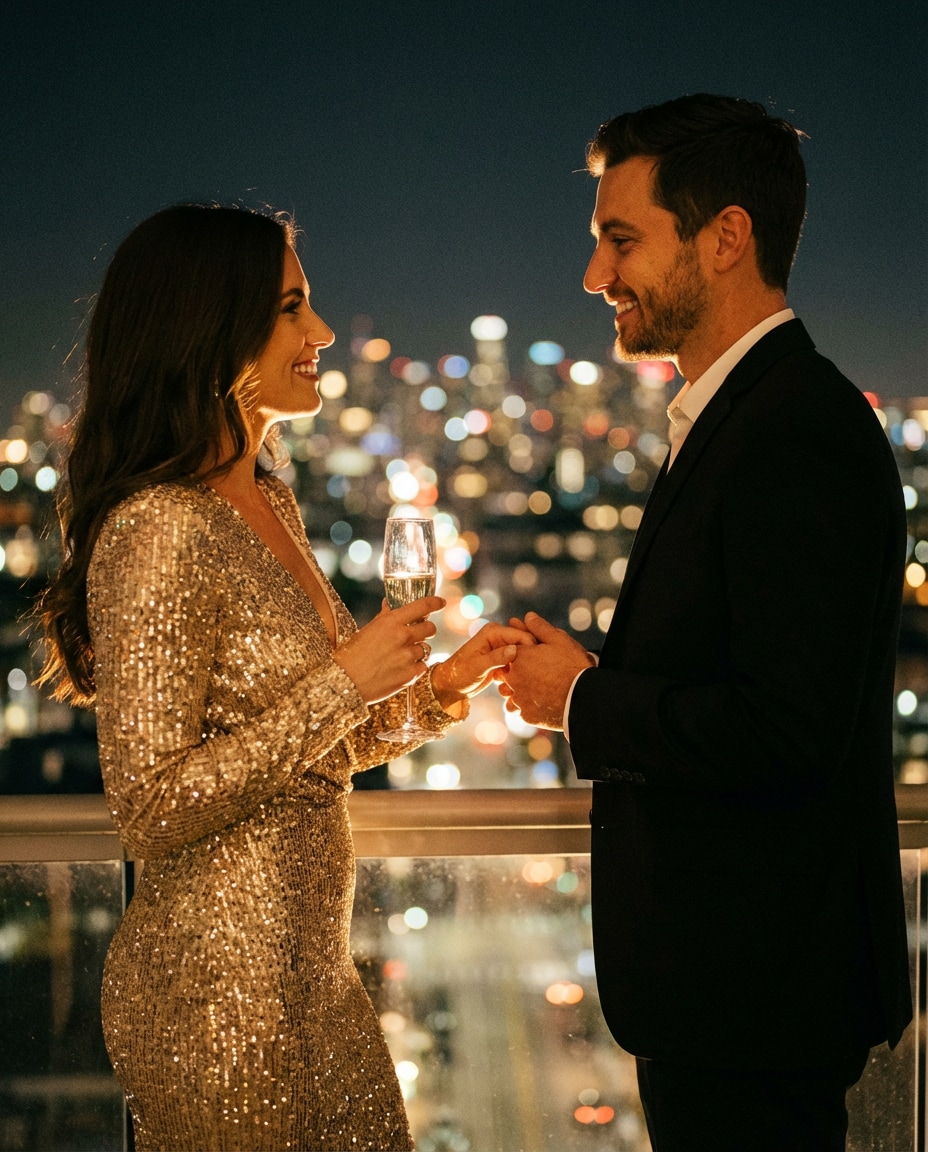 champagne balcony photo