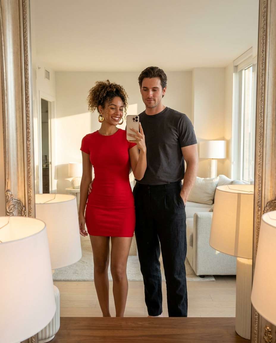 mirror selfie chic photo