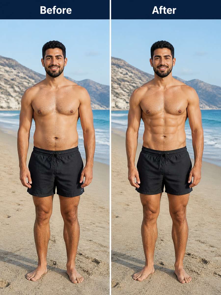 Beachwear Proportion Edit photo