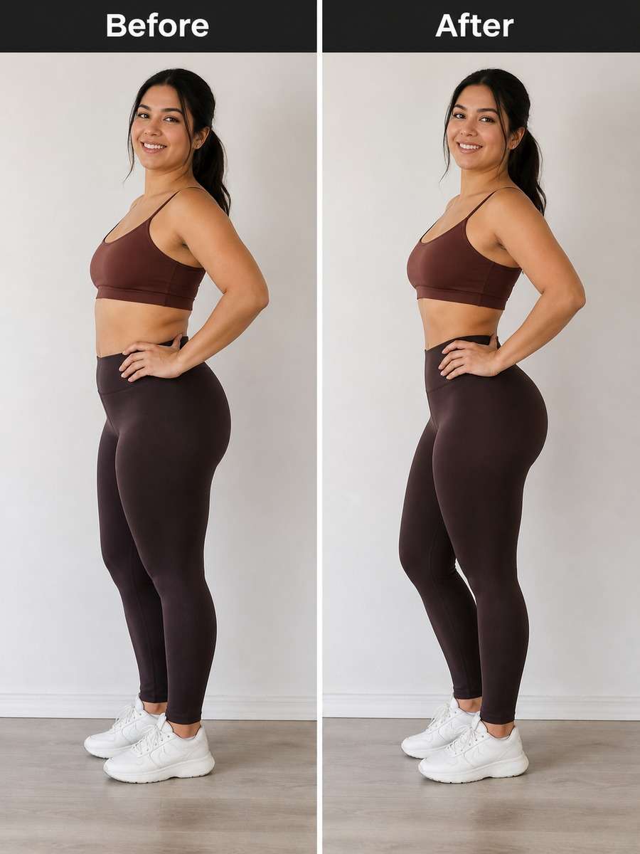 Elegant Side Pose Body Edit photo