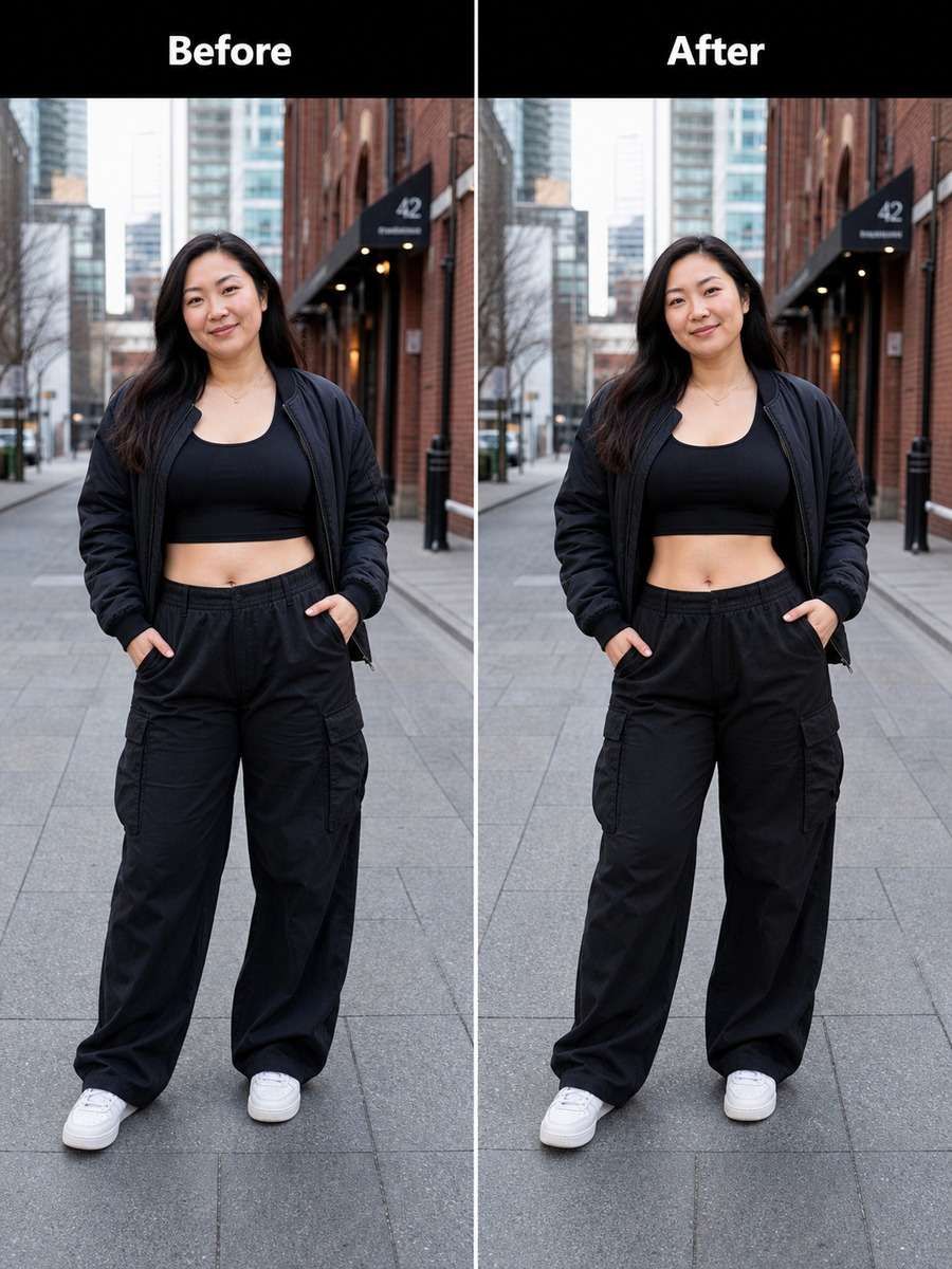 Street Style Hourglass Prompt photo