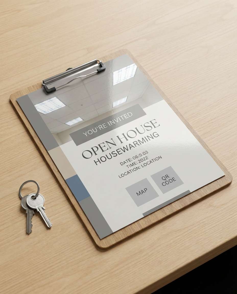 open house real estate photo