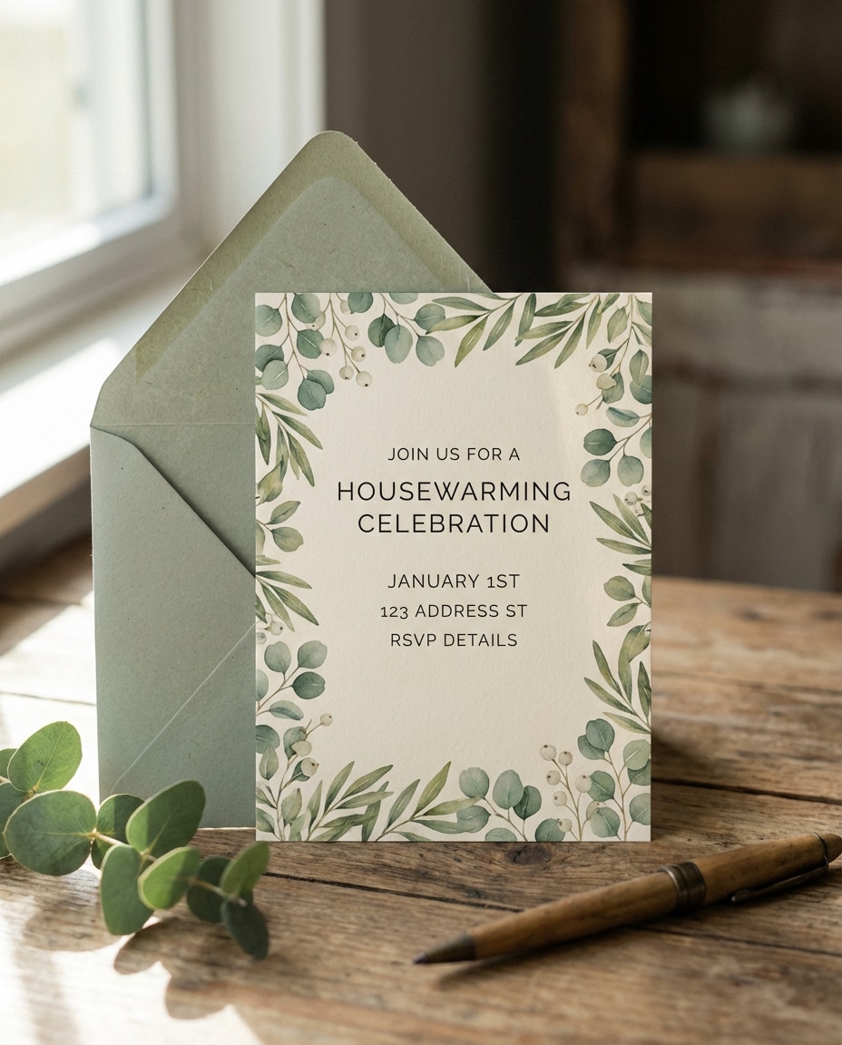 sage botanical border photo