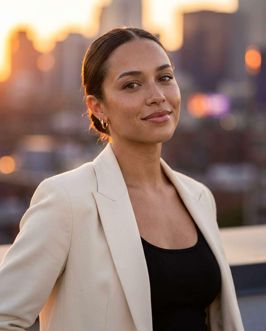 rooftop golden hour photo