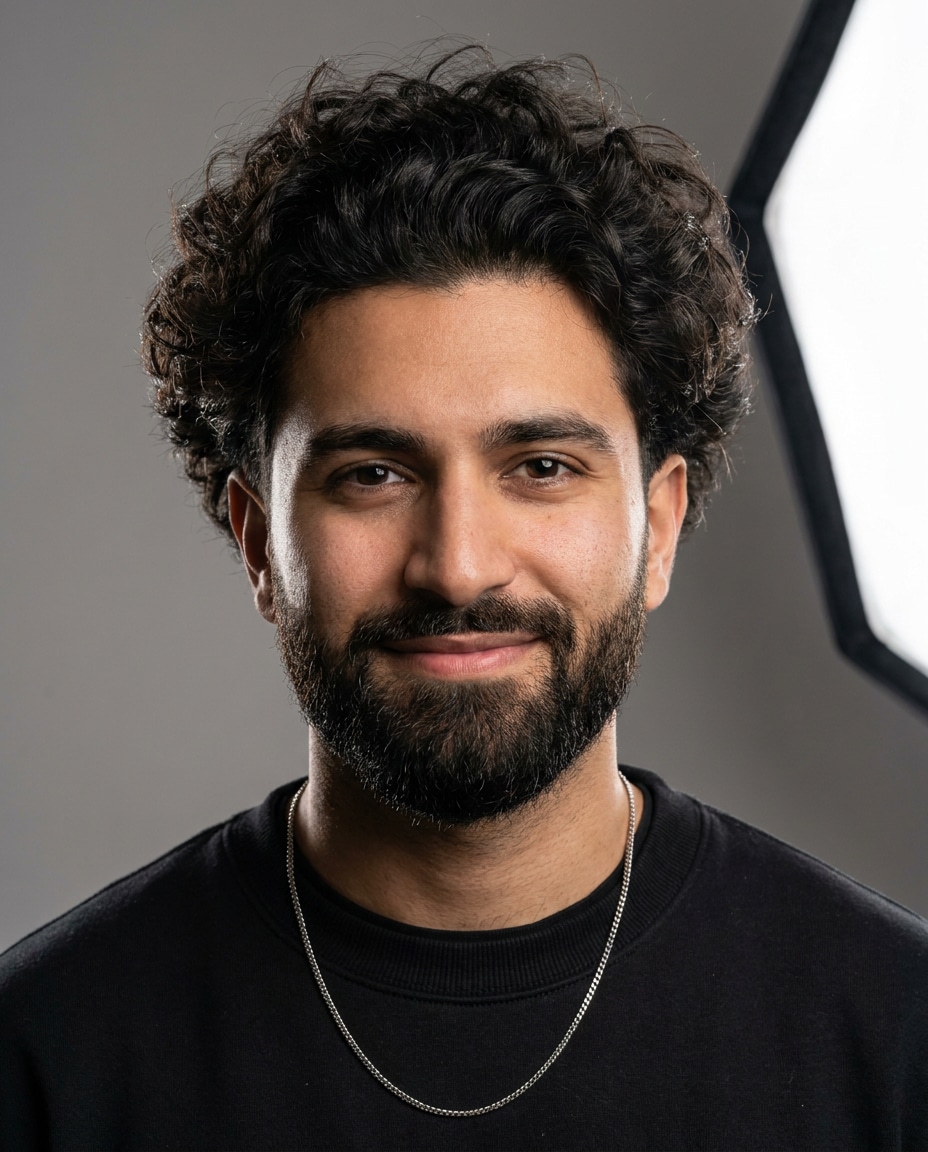 hyperrealistic studio glow photo