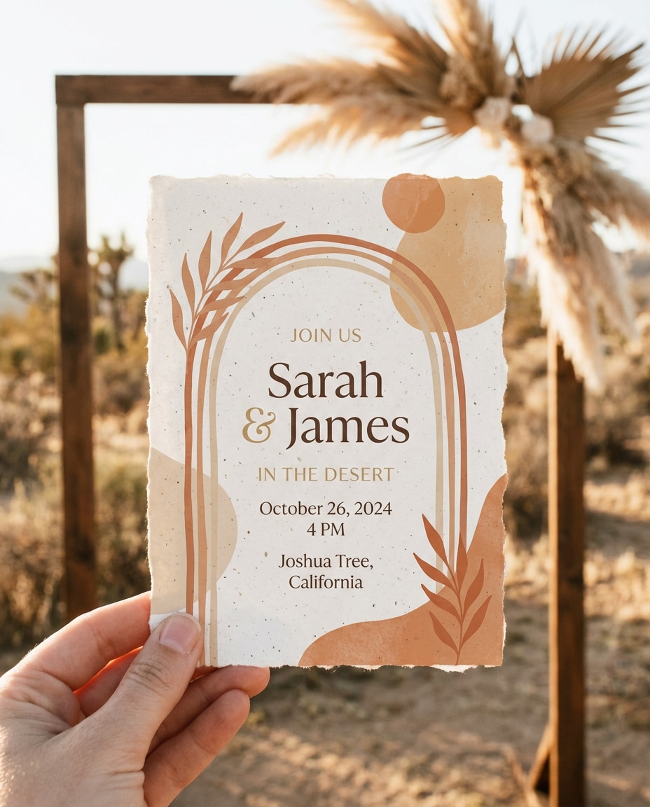 boho pampas arch photo