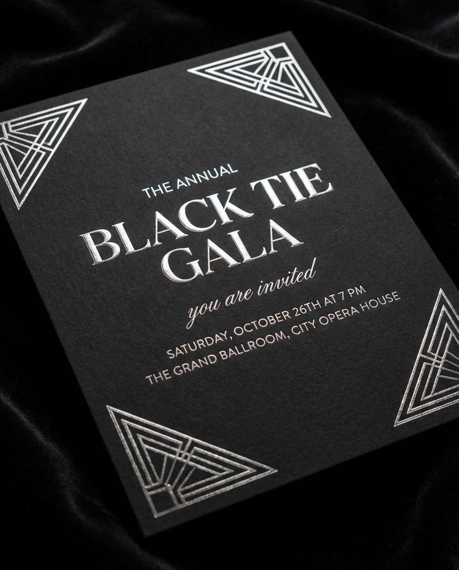 black tie night photo