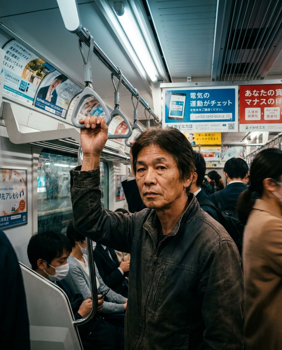 tokyo metro candid photo