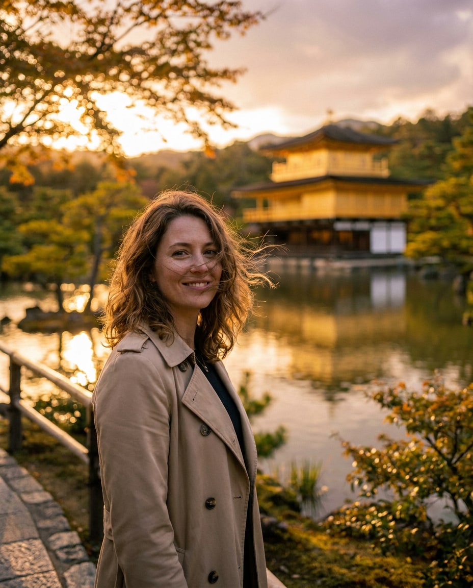 golden pagoda view photo