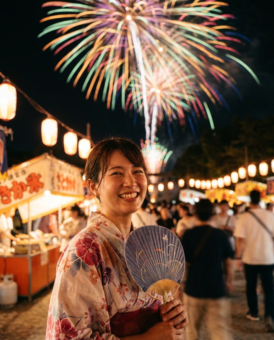 matsuri fireworks photo
