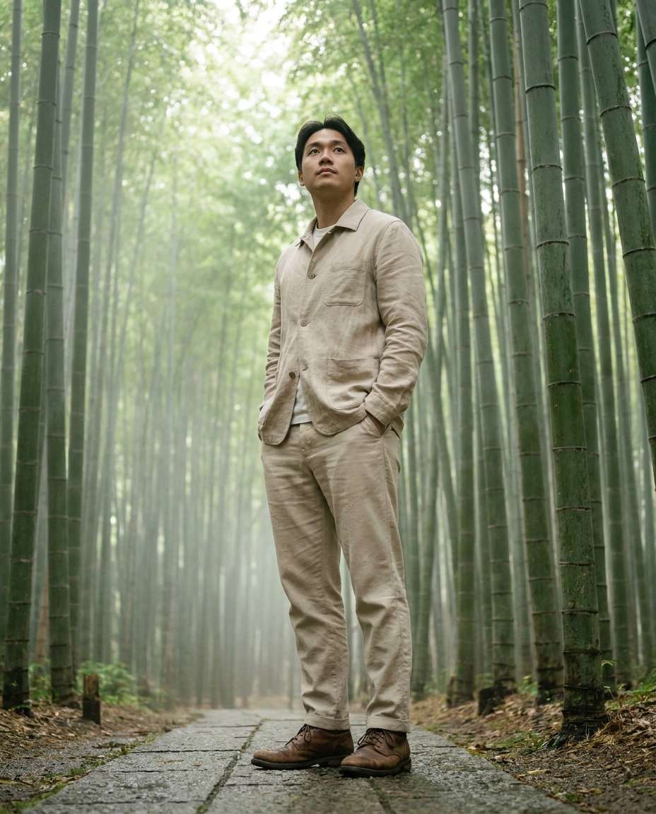 arashiyama bamboo walk photo