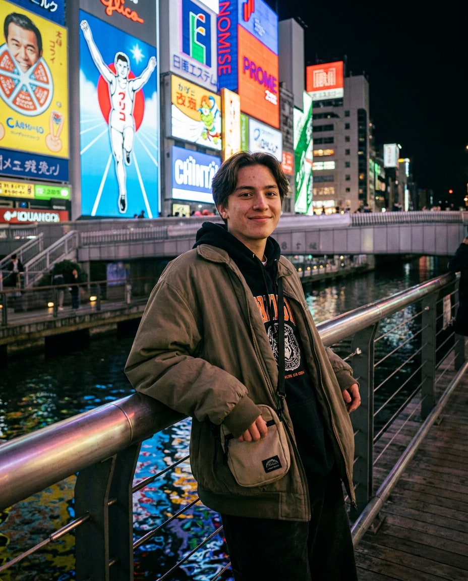 osaka dotonbori glow photo