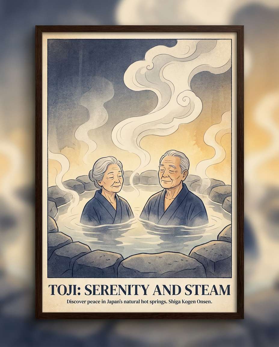 onsen steam photo