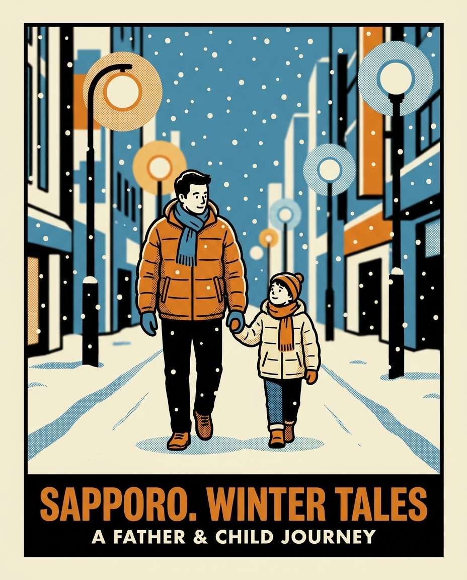 hokkaido snow walk photo